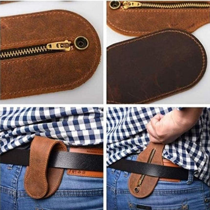 Vintage Leather Coin Wallet | Classic Small Coin Purse | Genuine Leather Wallet | Compact Vintage Style Coin Holder | Unisex零钱包