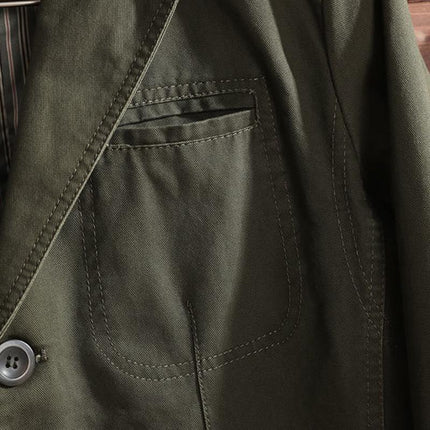 Men's Modern Loose Fit Blazer | Solid Color | Lightweight | Breathable Fabric | Versatile & Stylish Outerwear | Casual & Semi-Formal Wear | Spring & Autumn Jacket | Multi-Pocket | Boxy Silhouette