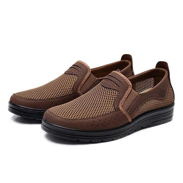 Men's Slip-On Casual Shoes | Breathable Mesh Upper | Soft Sole | Flexible Outsole | Comfortable Everyday Footwear