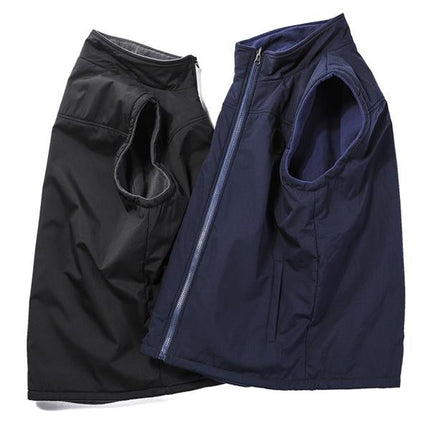 Men's Reversible Fleece Vest | Warm & Versatile Outerwear | Cozy & Stylish Sleeveless Jacket for All Seasons | Double-Sided Comfort | Ideal for Layering & Everyday Wear