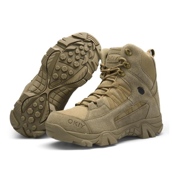 Outdoor Adventure High-Top Hiking Boots | Rugged & Durable | Waterproof & Abrasion-Resistant | Versatile Sports Training Footwear | Comfortable Shock-Absorbing Design | Perfect for Hiking & Climbing