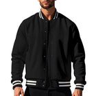 Men's Fleece Baseball Jacket | Stand Collar | Casual Sports Outerwear | Warm & Cozy | Classic Style | Ribbed Cuffs & Hem | Multiple Pockets | Durable & Lightweight | Stylish Color Options | Perfect for Layering
