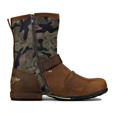 Men's Western Cowboy Boots | Mid-Calf | Leather | Durable Soles | Classic Design | Brown | Comfortable Fit | Stylish Men's Boots | Western Wear | Cowboy Style Footwear