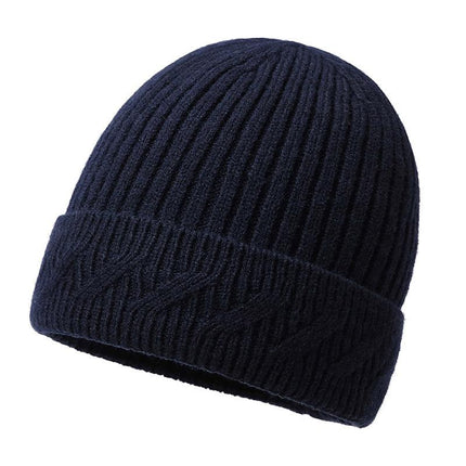 Men's Winter Knit Beanie | Warm Outdoor Hat | Classic Design | High-Quality Yarn | One Size Fits Most | Available in Black, Navy, Burgundy, Gray, Khaki | Insulated & Lightweight | Perfect for Cold Weather Activities