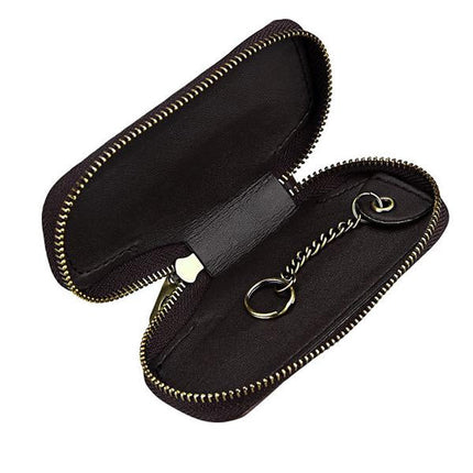 Leather Key Holder | Vintage Style | Slim Design | Secure Key Organizer | Durable | Classic Look | Convenient Key Management | Perfect for Everyday Use