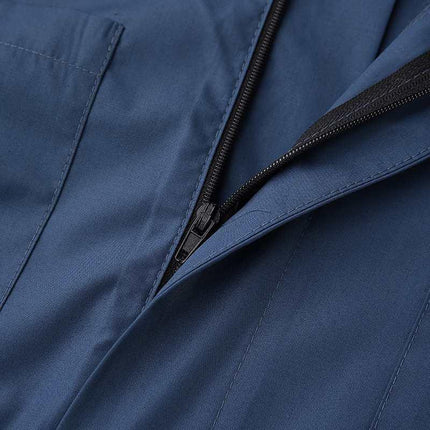 Men's Cargo Jumpsuit | Multi-Pocket Design | Casual Overall | Short Sleeve Lapel | Polyester Fabric | Plain Pattern | Four Seasons Wear | Outdoor & Travel Ready | Versatile Occasion Suitability