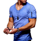 Men's V-Neck T-Shirt | 100% Cotton | Lightweight & Breathable | Casual & Semi-Formal | Solid Colors | Versatile Styling | Everyday Comfort