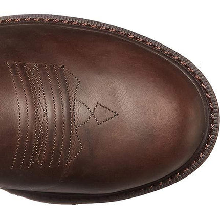 Men's Western Cowboy Boots | Durable Rubber Outsole | Innovative Cushioning | Full-Grain Leather | Comfortable All-Day Wear | Side Pulls for Easy Entry