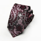 Men's Paisley Cashew Pattern Neck Tie | Stylish Business Casual | Elegant Design for Office & Events | High-Quality Fabric | Versatile Accessory for Men | Timeless Classic Style | Perfect Gift for Fashion-Forward Individuals