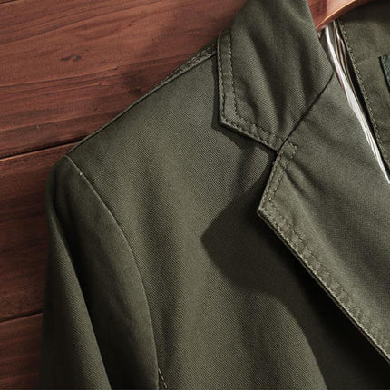 Men's Modern Loose Fit Blazer | Solid Color | Lightweight | Breathable Fabric | Versatile & Stylish Outerwear | Casual & Semi-Formal Wear | Spring & Autumn Jacket | Multi-Pocket | Boxy Silhouette