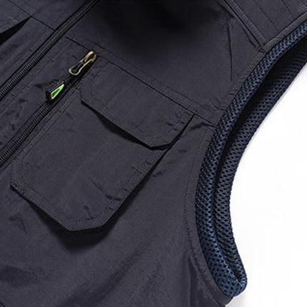 Men's Quick-Drying Outdoor Vest | Casual Lightweight Sleeveless Jacket | Breathable Summer Travel Wear | Versatile Hiking Vest