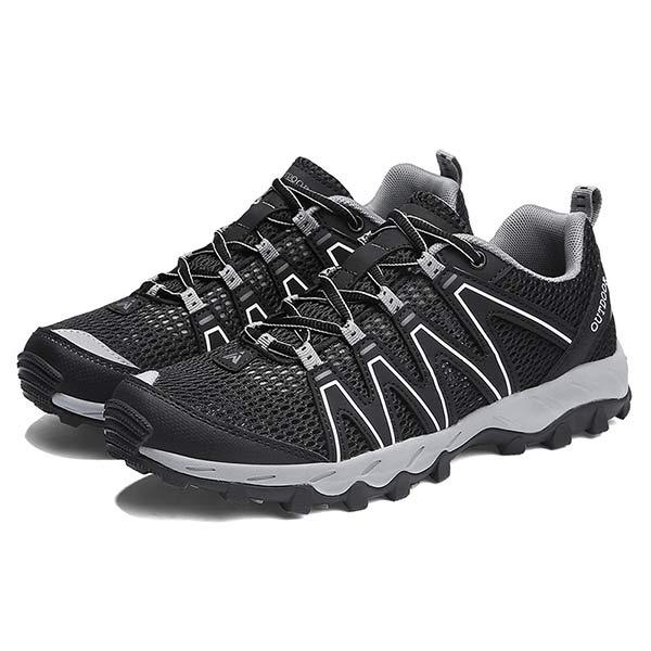 Men's Outdoor Hiking Sneakers | All-Terrain | Rugged Design | Comfortable for Water & Track | Mesh Upper | Lace-Up Closure | Flexible Durable Sole