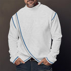 Men's Turtleneck Sweater | Long Sleeve Knitted Pullover | Soft Warm Fabric | Versatile Colors & Sizes | Classic Round Neck | Durable & Stylish | Cozy Winter Wear | Fashionable Top