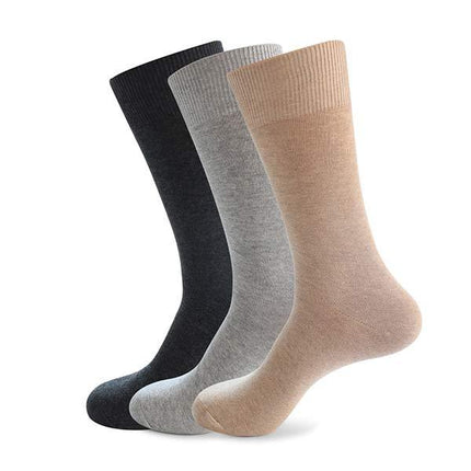 Men's Casual Socks | 99% Cotton | Soft Comfortable | Breathable Everyday Use | Ribbed Cuffs | Shape Retaining | Multiple Colors