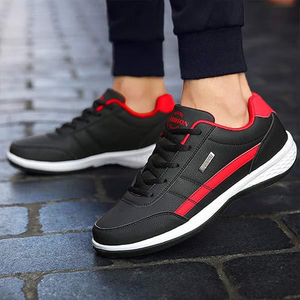 Men's Ultralight Sneakers | Leather Upper | EVA Foam Footbed Cushioning | IMEVA Midsole for Flexibility | Midfoot Support | Comfortable Casual Footwear