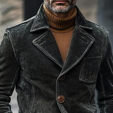 Men's Velvet Single Breasted Blazer | Tailored Fit | Notch Lapel | Long Sleeve | Premium Quality | Solid Colors | Classic Sophistication | Formal & Semi-Formal Occasions | Royal Blue | Wine Red | Black