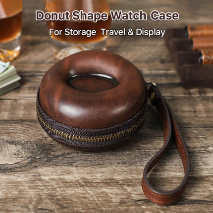Men's Watch Storage Bag | Portable Travel Case | Durable & Lightweight | Multiple Compartment Organizer | Elegant Design | Secure Zipper | Luggage & Bags Accessory | Keep Watches Safe & Protected
