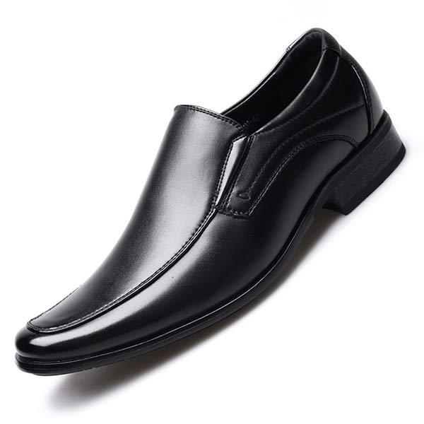 Men's Leather Loafers | Slip-On Shoes | Hand-Sewn | Durable Rubber Sole | Classic Style