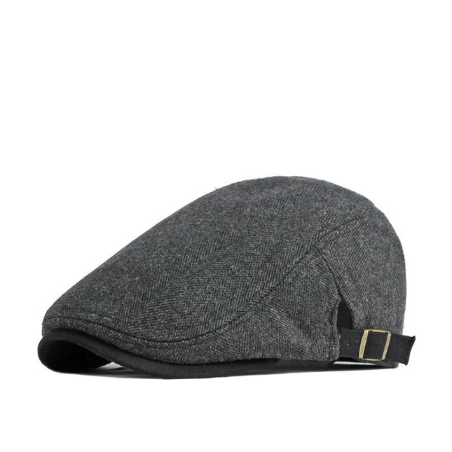 Men's Retro Plaid Splicing Beret | Casual Hat | Fashionable Headwear | Checkered Style | Classic Look | Men's Accessories | Elegant | Versatile | Timeless Design | Lightweight | Comfortable Fit
