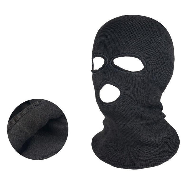 Men's Solid Color Velvet Pullover | Retro Style | Masked Hooded Design | Activewear Top