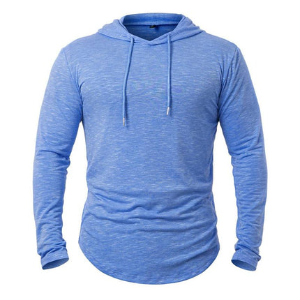 Men's Hoodie | Cotton Blend | Casual Activewear | Outdoor Leisure | Long Sleeve | Kangaroo Pocket | Adjustable Drawstring Hood | Lightweight Insulating | Multiple Colors | Sizes S-XXL