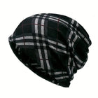 Men's Versatile Printed Neck Gaiter Beanie Hat | Dual-Purpose Scarf & Headwear | Polyester-Spandex Blend | Modern Design | Outdoor & Casual Use | Moisture-Wicking Fabric | Adjustable Fit