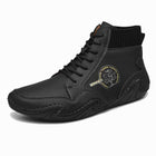 Vintage Leather Ankle Boots for Men | High-Quality Fit | Flexible Rubber Sole | Lightweight & Comfortable | Casual Boots for Work & Weekend