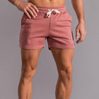Men's Loose Fit Cotton Sports Shorts | Breathable Athletic Shorts | Elastic Waist | Casual Activewear | Comfortable Summer Gym Shorts | Frayed Hem | Mid Waist | Perfect for Running & Hiking