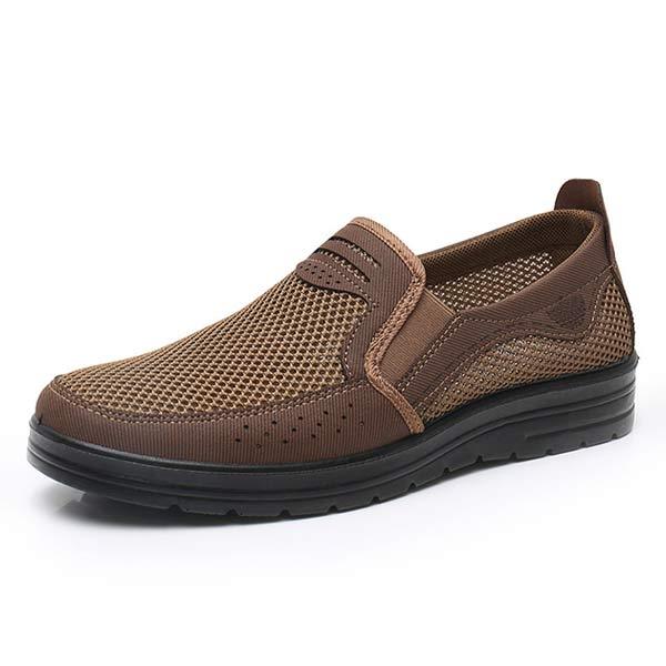 Men's Slip-On Casual Shoes | Breathable Mesh Upper | Soft Sole | Flexible Outsole | Comfortable Everyday Footwear