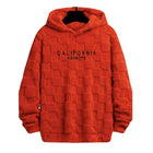 Men's California Embroidered Hoodie | Soft Durable Blend | Adjustable Drawstring | Kangaroo Pocket | Comfortable Street Style Sweatshirt | Long Sleeve | Heather Gray | Navy | Black | Modern Fit