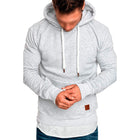 Men's Hooded Sweatshirt | Solid Color | Long Sleeve | Casual Fit | Cotton Blend | Soft & Warm | Versatile Everyday Wear | Adjustable Drawstring Hood | Ribbed Cuffs | Minimalist Design | Fall Winter Spring
