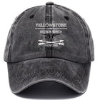 Men's Vintage Distressed Dome Cap | Adjustable Curved Brim | Cotton Fabric | Sun Protection | Retro Style Casual Hat