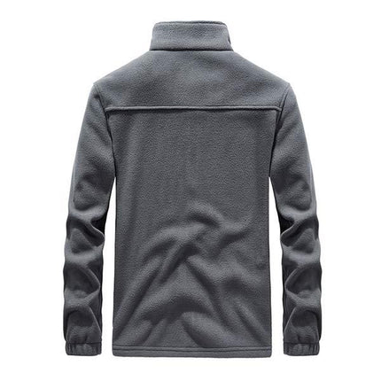 Men's Fleece Jacket | Winter Warm Outerwear | Soft Zip-up Coat for Men | Casual Comfortable Style | Outdoor Layer