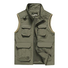 Men's Quick-Drying Outdoor Vest | Casual Lightweight Sleeveless Jacket | Breathable Summer Travel Wear | Versatile Hiking Vest