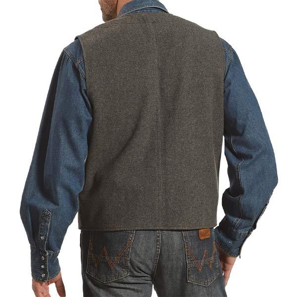 Men's Retro Wool Vest | Soft Woolen Fabric | V Neck | Sleeveless | Metal Button Placket | Chest & Waist Pockets | Fully Lined | Hand Wash or Dry Clean | Casual Loose Fit | Crafted Design