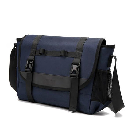 Men's Canvas Shoulder Bag | Vintage Crossbody Satchel | Casual Messenger Bag | Adjustable Strap | Multi-Pocket Design | Travel & Everyday Use