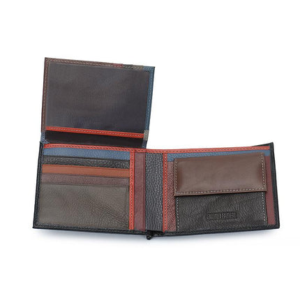 Men's Genuine Leather Wallet | Top Layer Cowhide | Large Capacity | Multi-card Slots | Sleek Timeless Design | Durable & Luxurious | Versatile Accessory | Ideal for Everyday Use