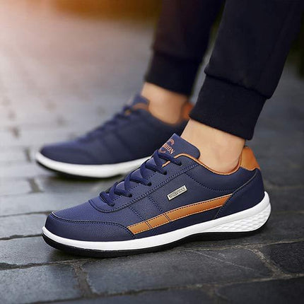 Men's Ultralight Sneakers | Leather Upper | EVA Foam Footbed Cushioning | IMEVA Midsole for Flexibility | Midfoot Support | Comfortable Casual Footwear