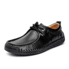 Men's Leather Lace-Up Shoes | Soft Sole Comfort | Breathable Leather Lining | Flexible Rubber Outsole | Casual to Dressy Versatility