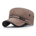 Men's Vintage Baseball Cap | Leather Brim | Cotton Hat | Solid Color | Spring Autumn Winter | Adjustable Fit | Classic Style | Outdoor Sports Accessory | Army Green Navy Brown Beige Black