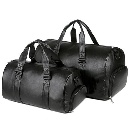 Travel Duffel Bag | Casual Leather | Spacious Design | Durable Material | Ideal for Trips | Versatile Carry | Stylish and Functional | Men's & Women's Travel Companion