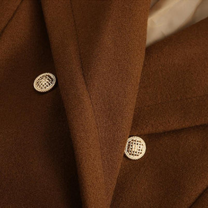 Men's Mid-Length Winter Coat | Fur Collar | Luxury Wool-Blend Fabric | Warm & Stylish | Sizes M-5XL | Elegant Formal & Semi-Formal Outerwear | Tailored Fit | Long Sleeves | Insulating Plush Lining