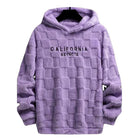Men's California Embroidered Hoodie | Soft Durable Blend | Adjustable Drawstring | Kangaroo Pocket | Comfortable Street Style Sweatshirt | Long Sleeve | Heather Gray | Navy | Black | Modern Fit