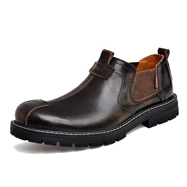 Men's All-Weather Chelsea Boots | Suede Upper | Slip-Resistant Rubber Outsole | Versatile Rugged Style | Elastic Gore with Pull Tabs | Durable Casual Footwear
