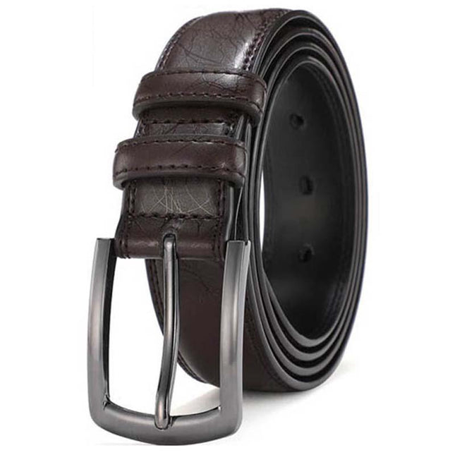 Men's Casual Printed Belt | Alloy Square Pin Buckle | Leisure Style