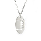 Retro Irregular Rugby Necklace | Casual Statement Jewelry | Unique Pendant | Fashion Accessories | Unisex Style | Vintage Inspired Necklace