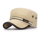 Men's Vintage Baseball Cap | Leather Brim | Cotton Hat | Solid Color | Spring Autumn Winter | Adjustable Fit | Classic Style | Outdoor Sports Accessory | Army Green Navy Brown Beige Black