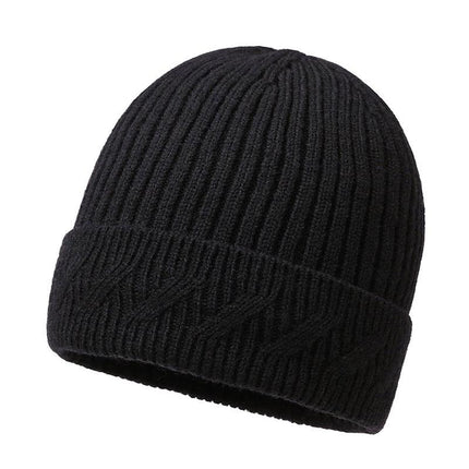 Men's Winter Knit Beanie | Warm Outdoor Hat | Classic Design | High-Quality Yarn | One Size Fits Most | Available in Black, Navy, Burgundy, Gray, Khaki | Insulated & Lightweight | Perfect for Cold Weather Activities