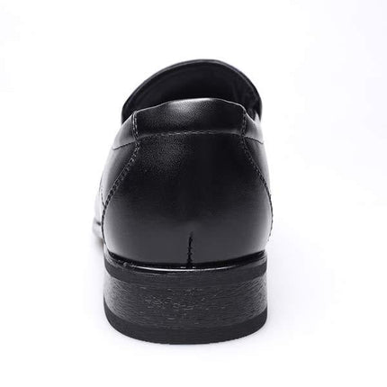 Men's Leather Loafers | Slip-On Shoes | Hand-Sewn | Durable Rubber Sole | Classic Style