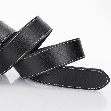 Men's Belt | Punk Style Playing Card Design | Adjustable Fit | High-Quality Material | Versatile Casual & Concert Accessory | Rebellious Fashion Statement